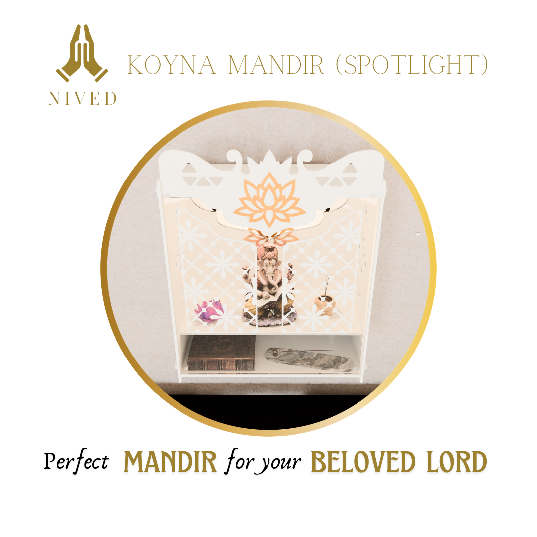 NIVED Koyna Acrylic Mandir