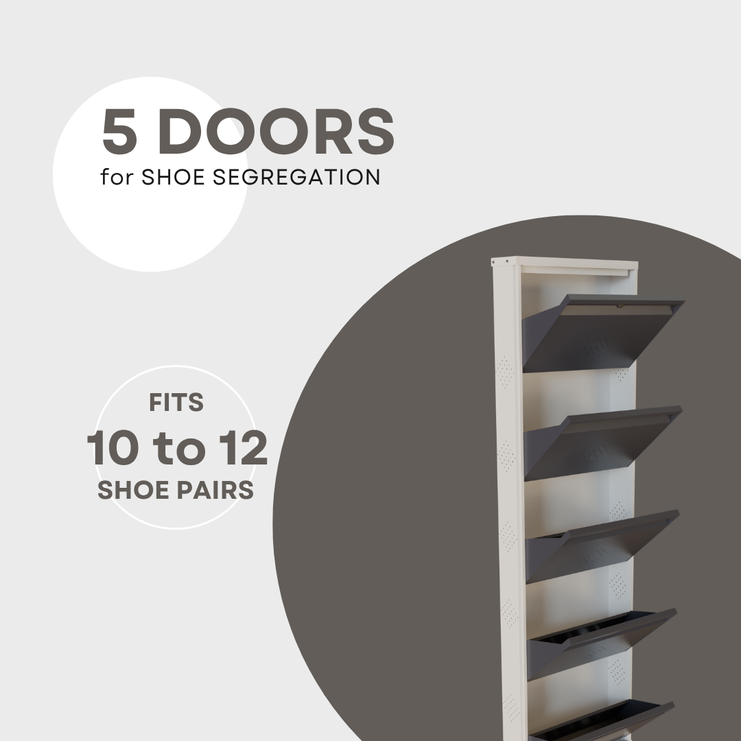 5 TIER SHOE RACK