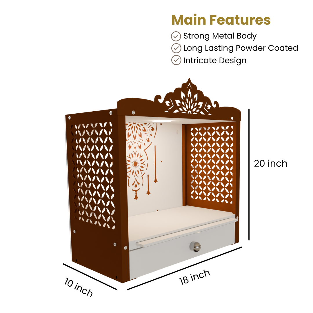 NIVED KRISHNA Metal Mandir