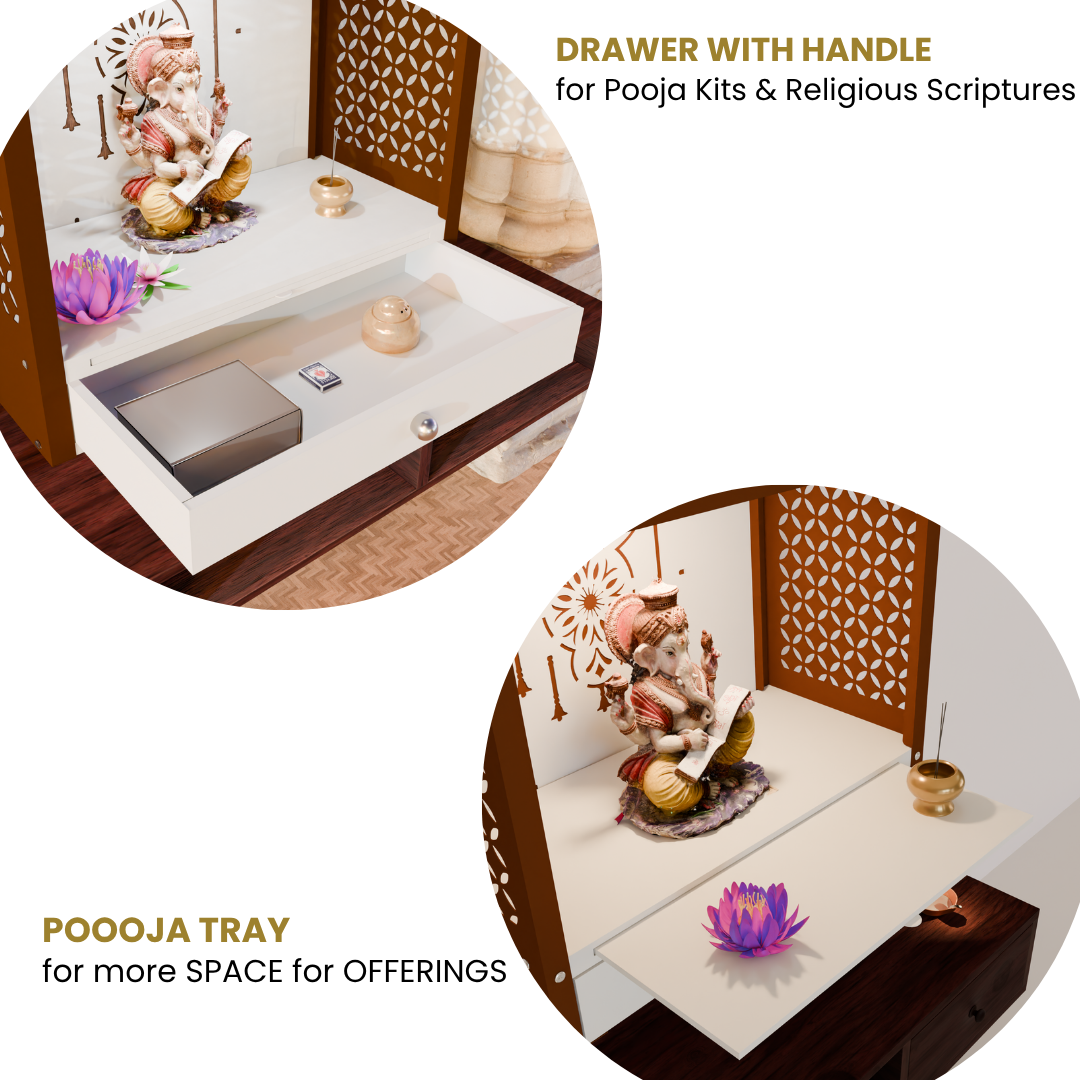 NIVED KRISHNA Metal Mandir